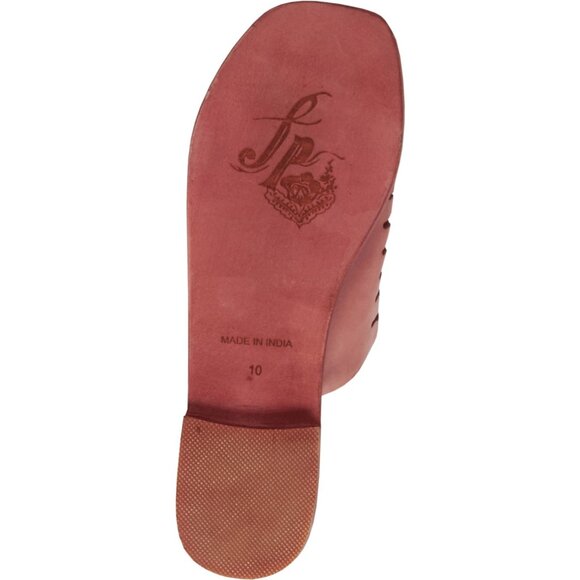 NEW Free People  Slice of Sun fine leathers Sandals in watermelon for women 3J2 - Picture 12 of 12